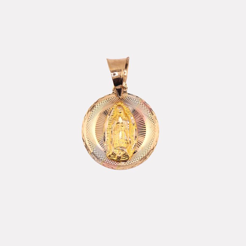 Dije Circulo Virgen  14k 1.2g