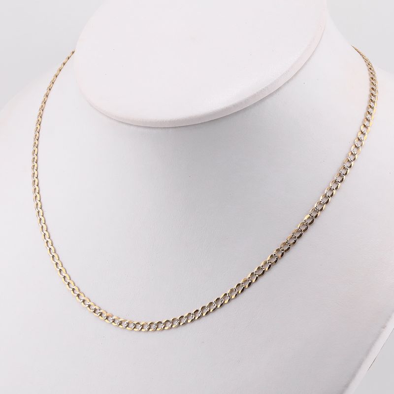 Cadena Eslabon Diamant 14k 7.2g 55cm