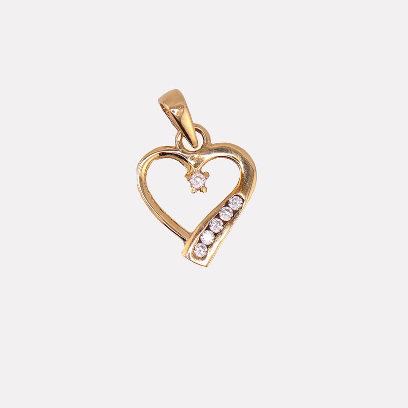 Dije Corazon C/p 14k 0.4g