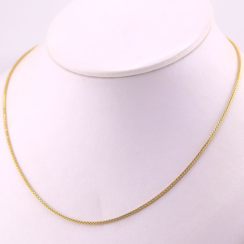 Cadena Tejido Especial 14k 3g 45cm