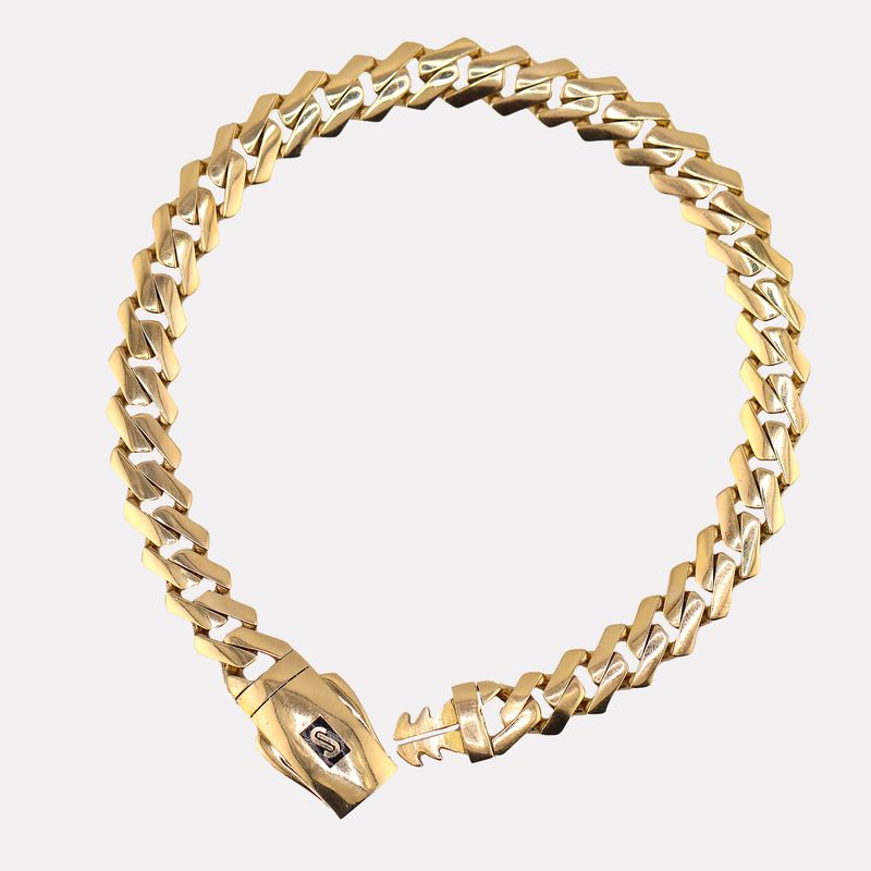 Pulso Tipo Monaco 14k 9.4g 21cm