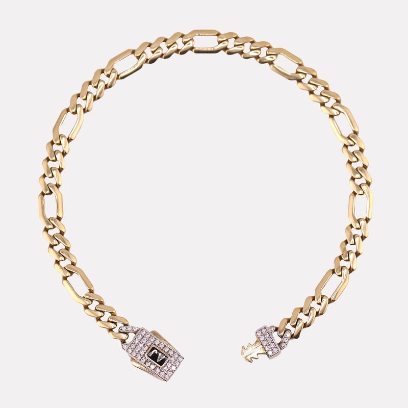 Pulso Tipo Monaco  14k 5.1g 19cm