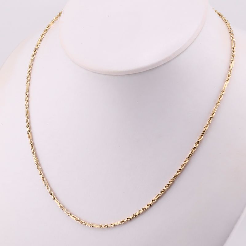 Cadena Figaro  14k 7.9g 55cm