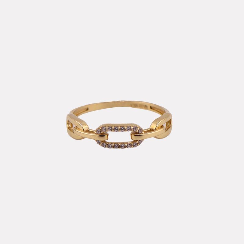 Anillo Eslabon C/p 10k 1.6g #9