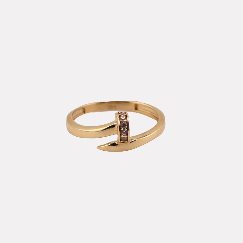 Anillo Clavo 14k 1.9g #6