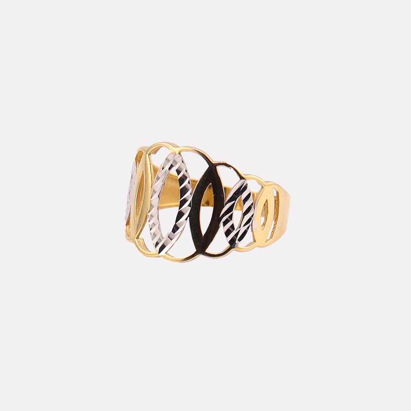 Anillo Tns Ovalos 14k 2g #6.5