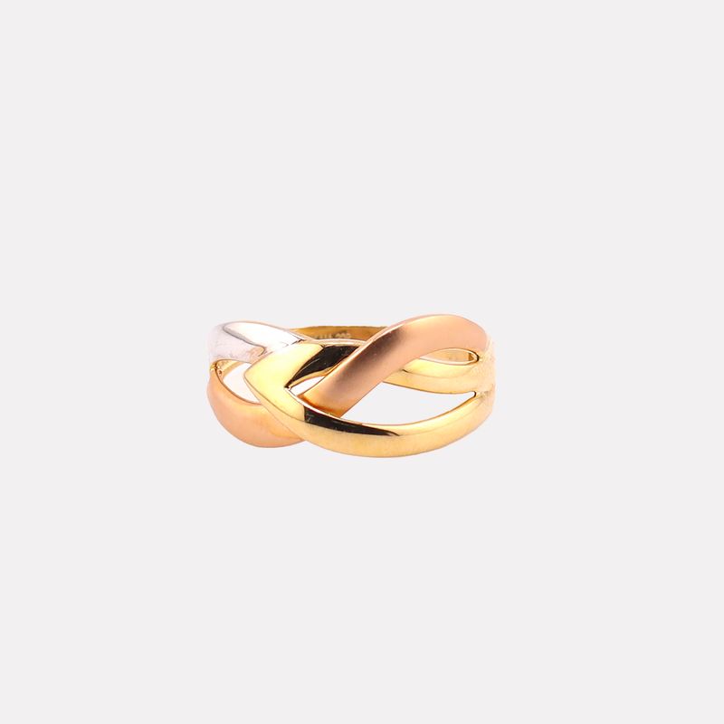 Anillo Enlazado Tnos 14k 2.2g #9