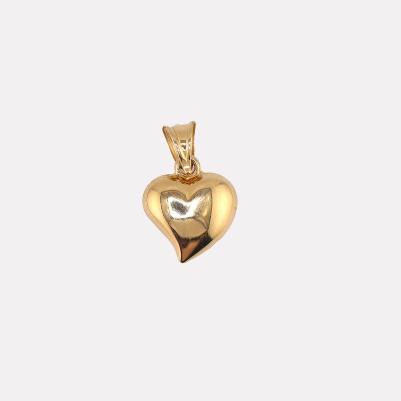 Dije Corazon Liso 14k 0.6g