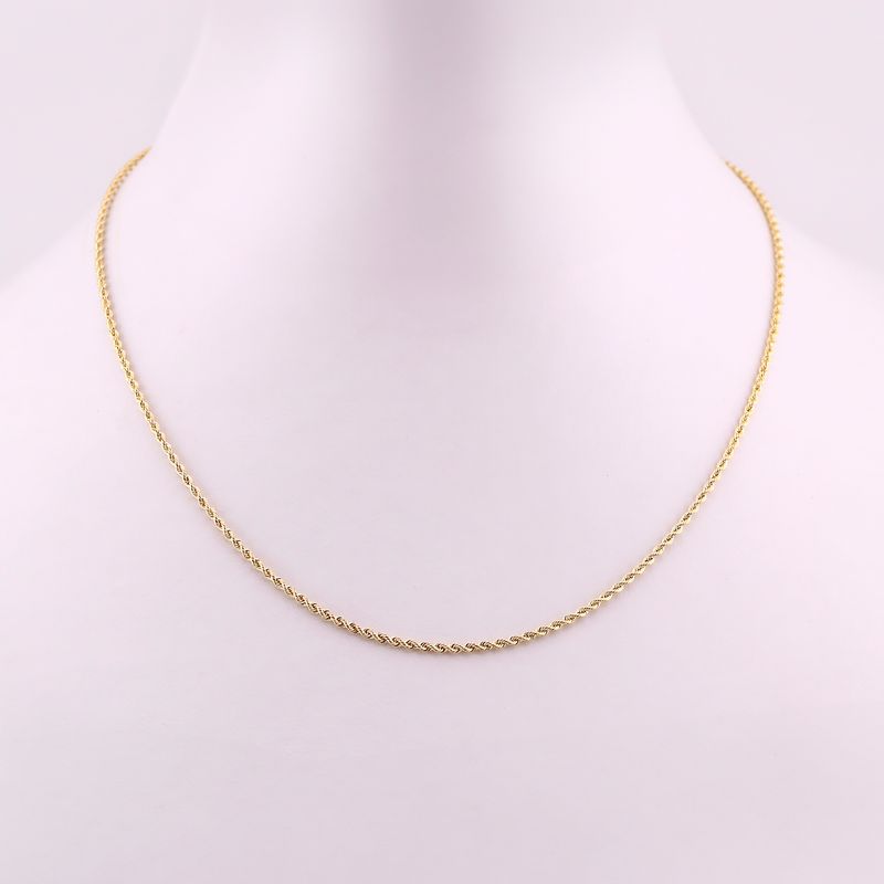 Cadena Torzal 14k 2.2g 45cm