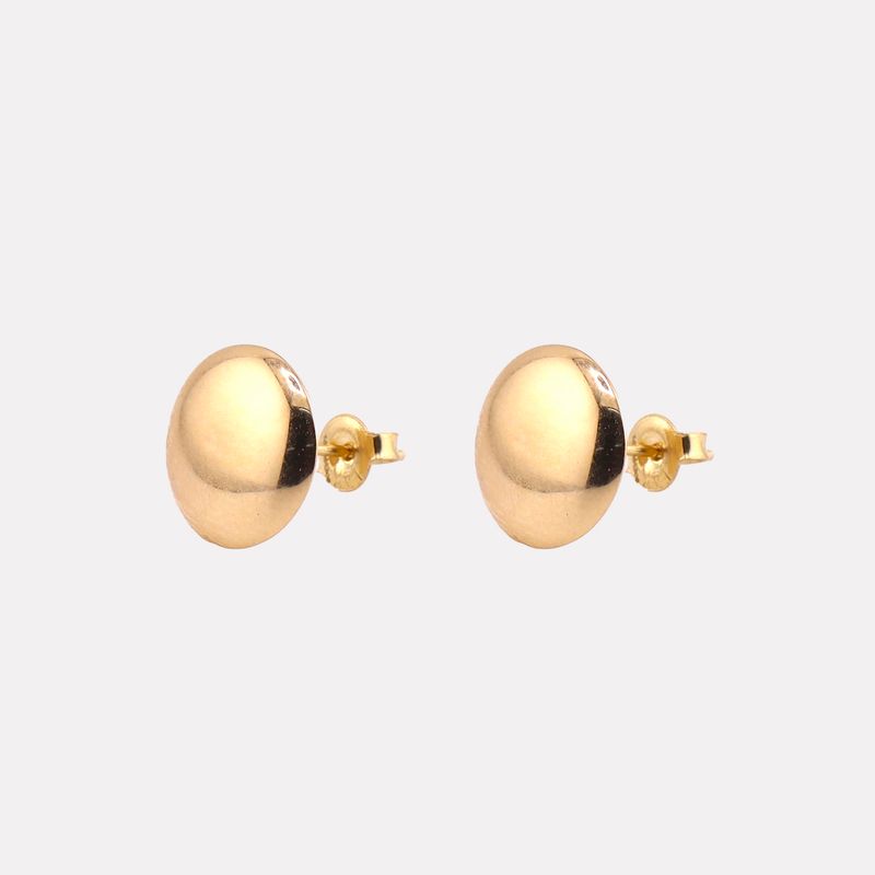 Aretes Luneta 14k 1.3g