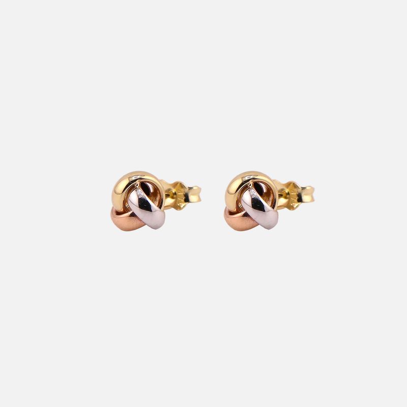 Aretes Nudo Tnos 14k 1.6g