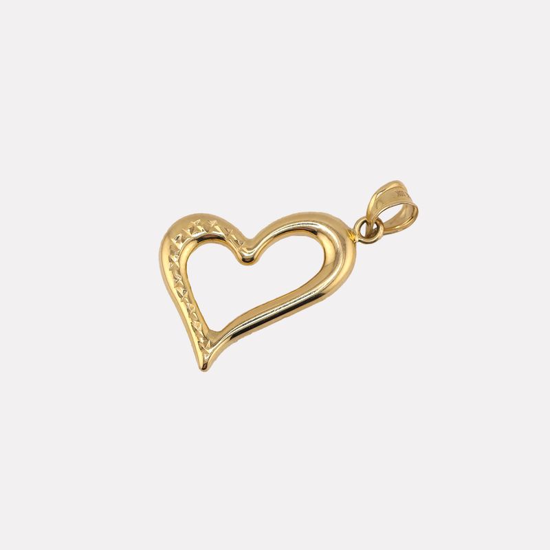 Dije Corazon Relim. 10k 0.8g