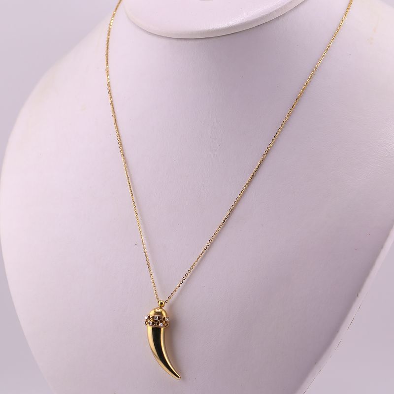 Gargantilla Colmillo 14k 2.8g 45cm
