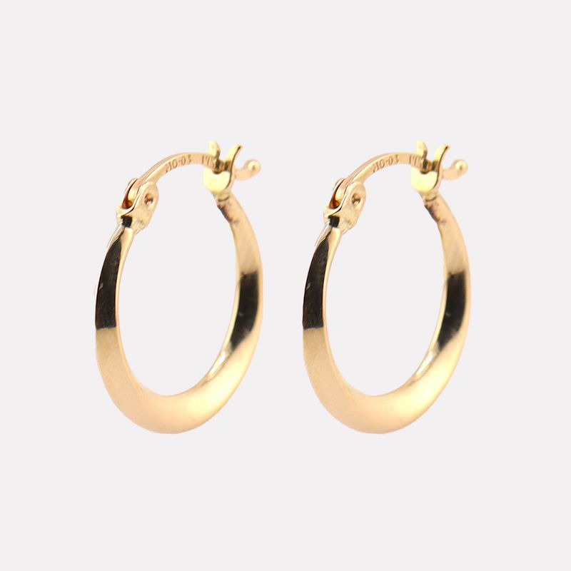 Arracadas Canasta 14k 1.3g