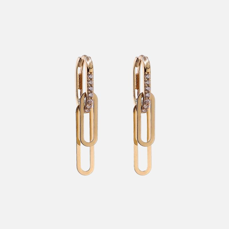 Aretes Huggies Clip C/p 14k 1.8g