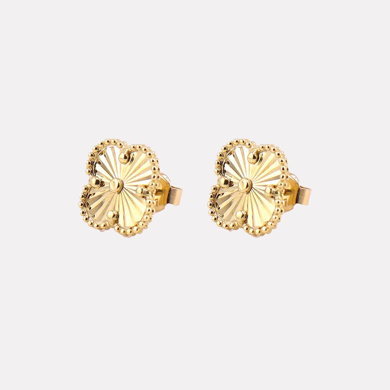 Aretes Tipo Van Cleef 10k 2.8g