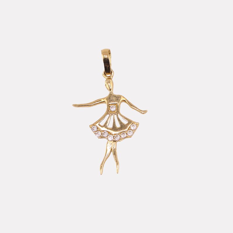 Dije Bailarina 10k 0.8g