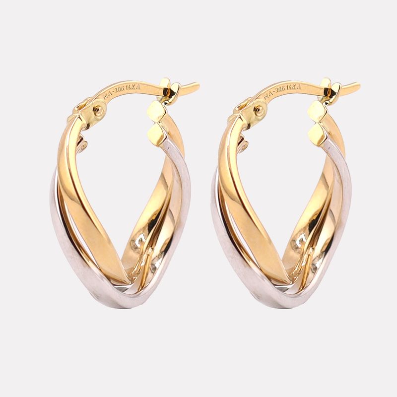 Arracadas Torc. Tns. 14k 2.1g