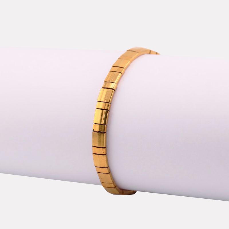 Pulsera Liva Mosaico Dorado 17-20cm