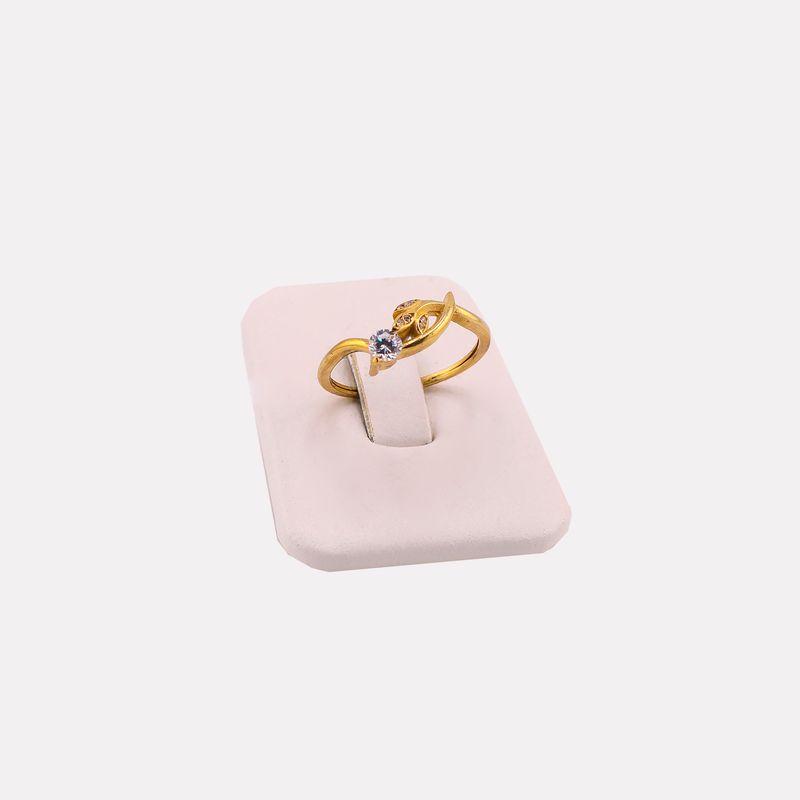 Anillo Flor C/p 10k 2.1g #8.5