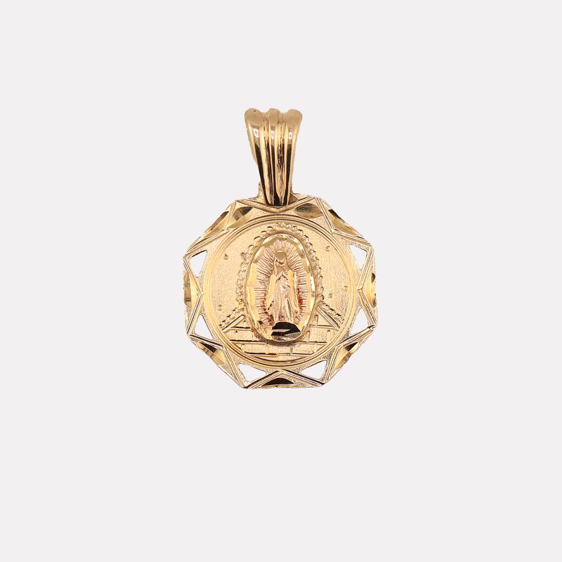 Dije Virgen Octagono 14k 3.6g