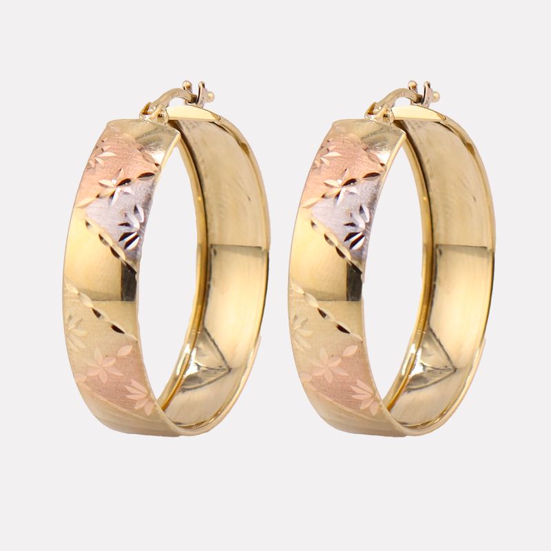 Arracadas Facetadas Tns. 14k 3g