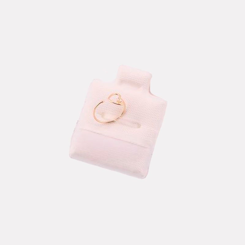 Broqueles Piercing Corazon 10k 0.1g