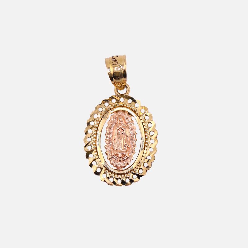 Dije Ovalo Virgen 14k 1.2g
