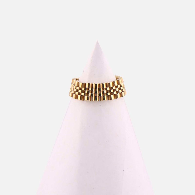 Anillo Tipo Rolex 14k 5.9g #7.5