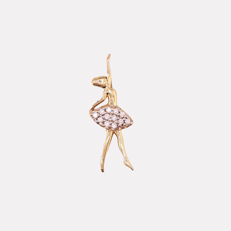 Dije Bailarina C/p 10k 0.8g