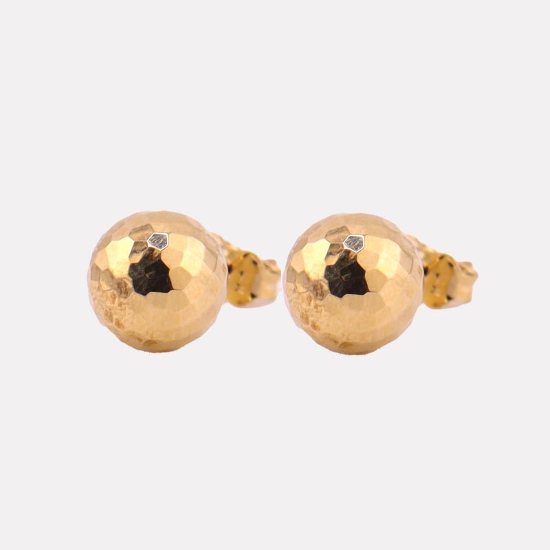 Aretes Esfera Fac. 14k 1.9g
