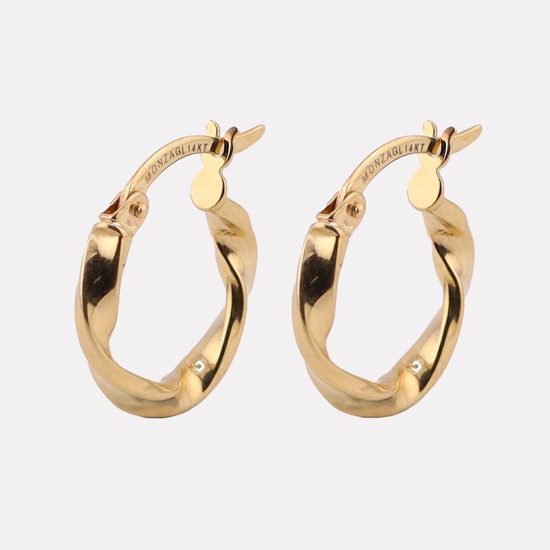 Arracadas Torc. 14k 1.1g