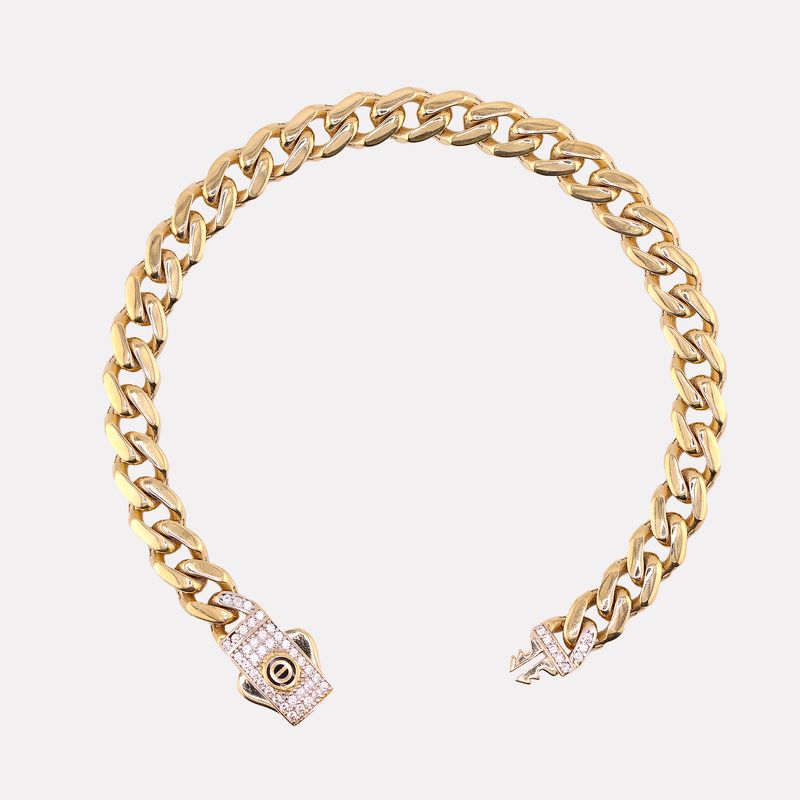 Pulso Tipo Monaco 14k 8.9g 18.5g