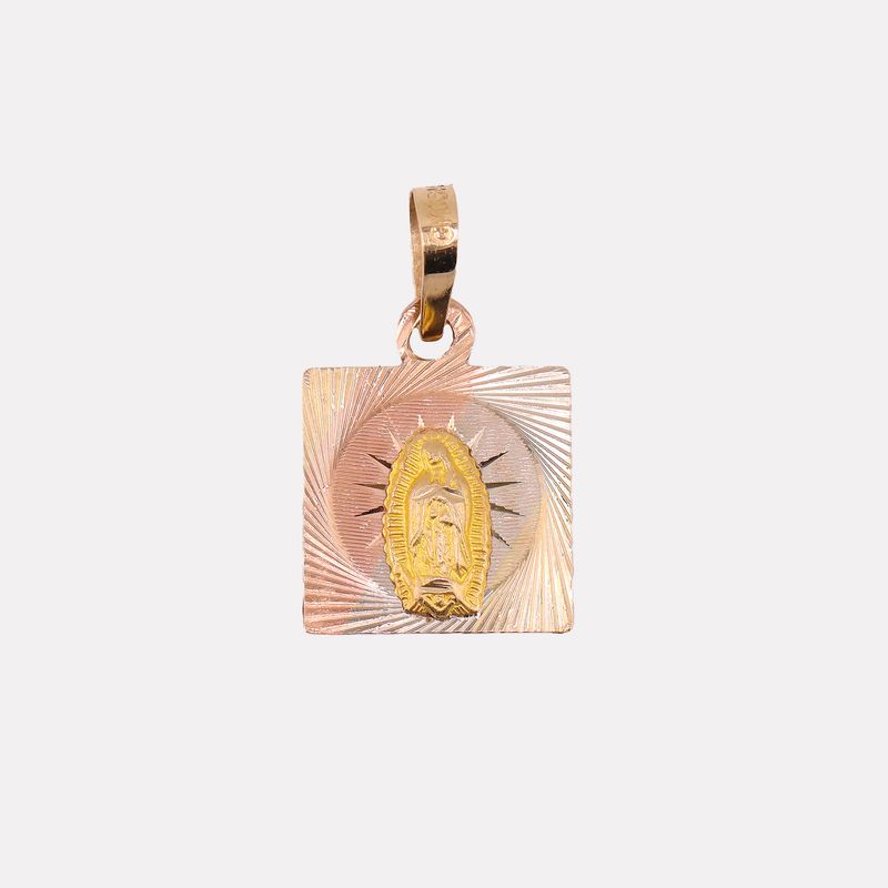 Dije Cuadro Virgen 14k 1.3g