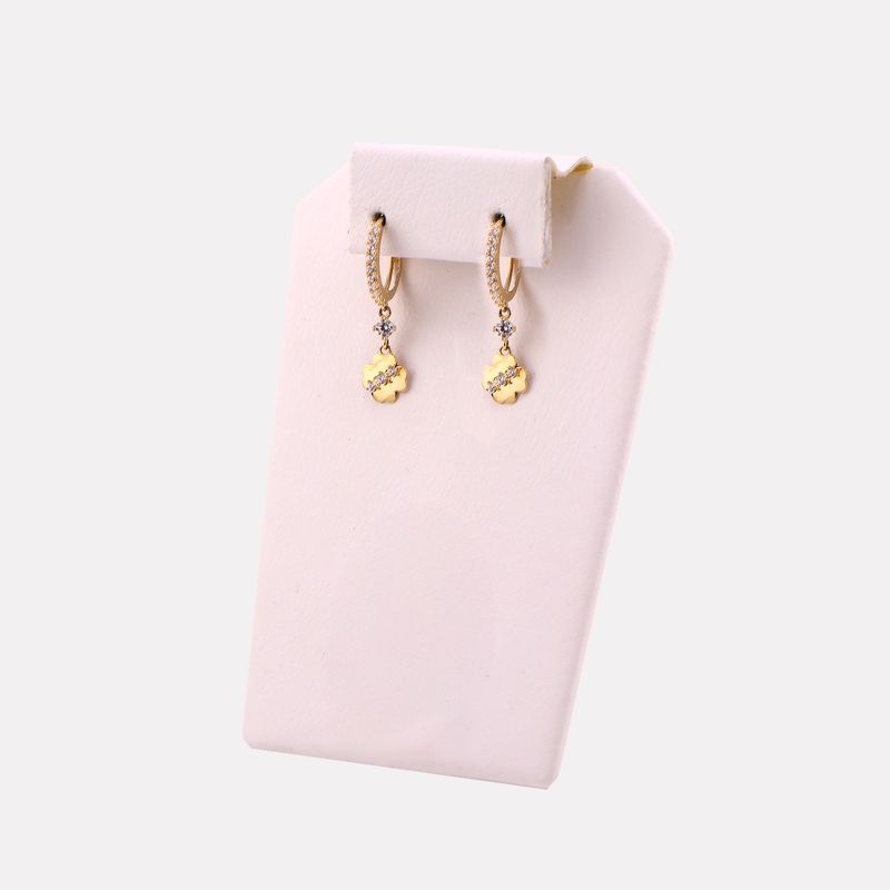 Aretes Huggies C/p  Bcas 14k 1.7g