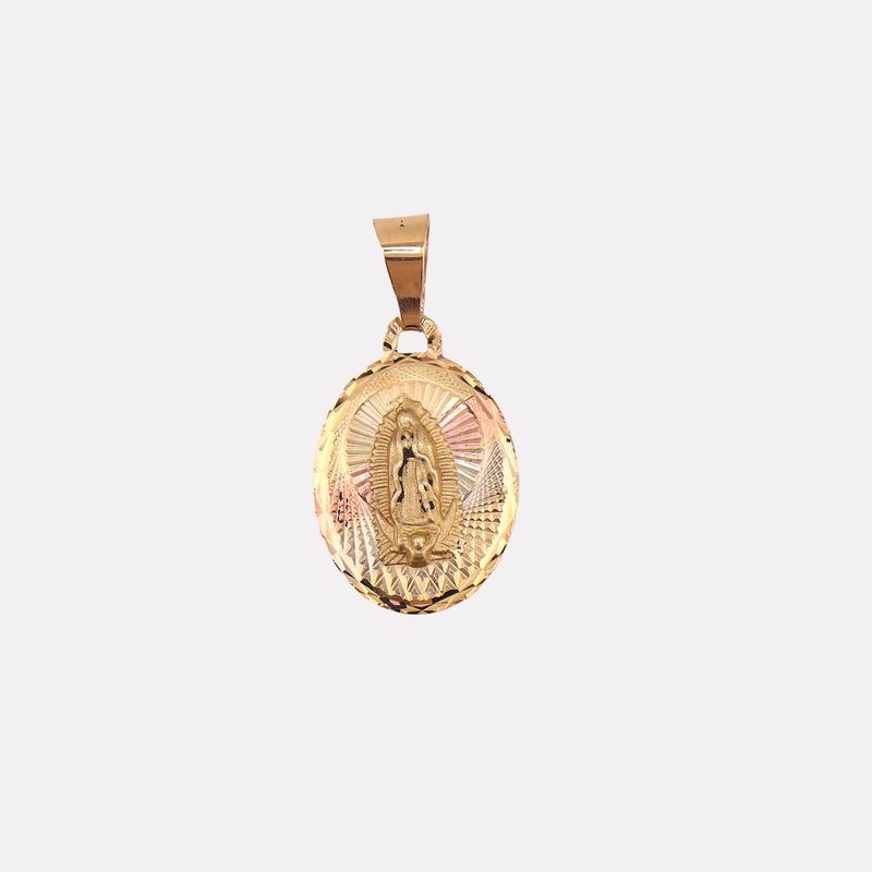Dije Virgen Ovalo  10k 0.6g