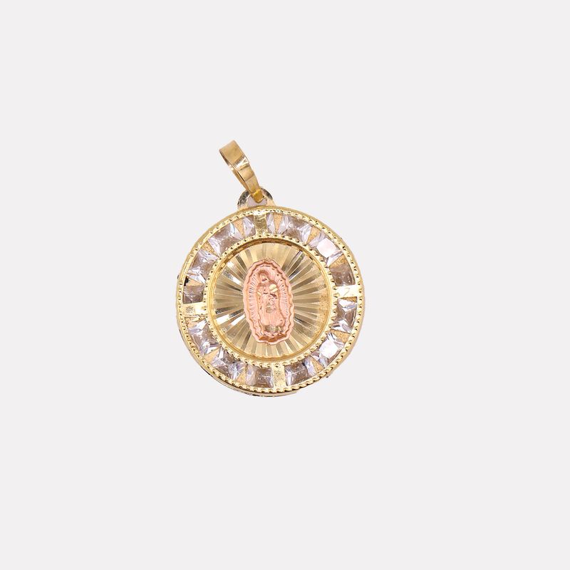 Dije Virgen Circ. C/p 10k 1.4g