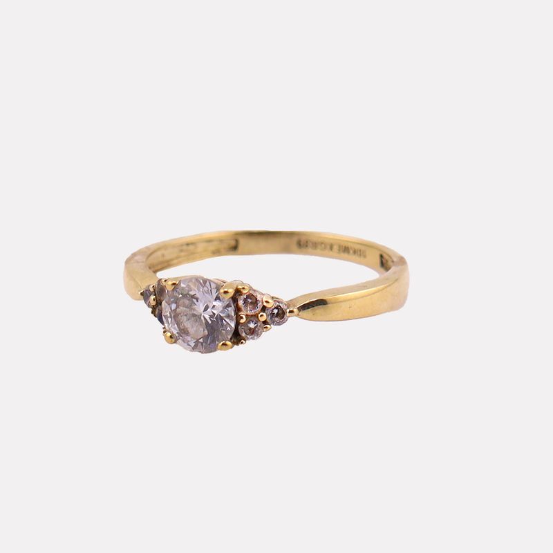 Anillo C/p Bca. 10k 1.6g #7.5