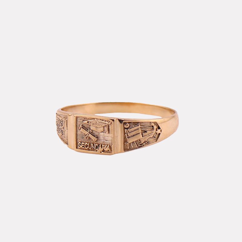 Anillo Secundaria 14k 2.7g #10