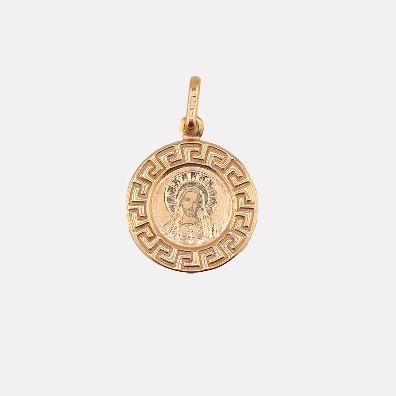 Dije Sagrado Corazon Circ. 14k 0.9g