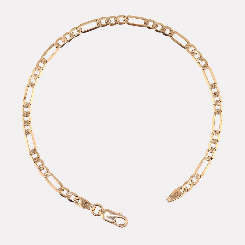 Pulso Cartier 14k 2.7g 18cm