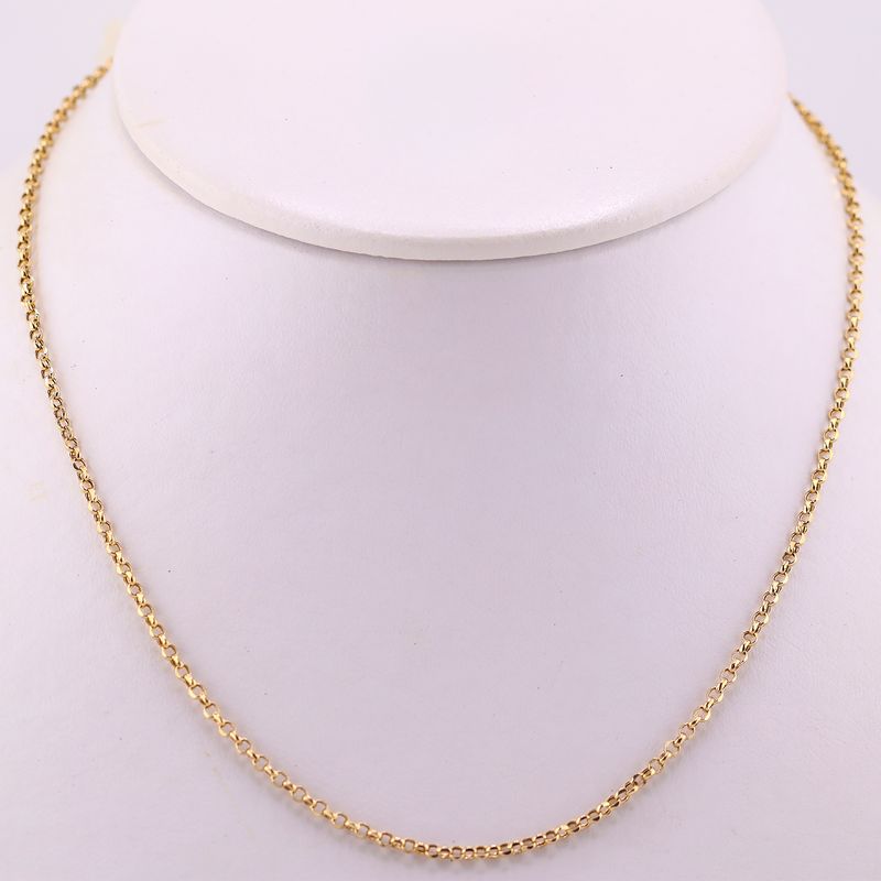 Cadena Eslabon Inv. 14k 2.3g 50cm
