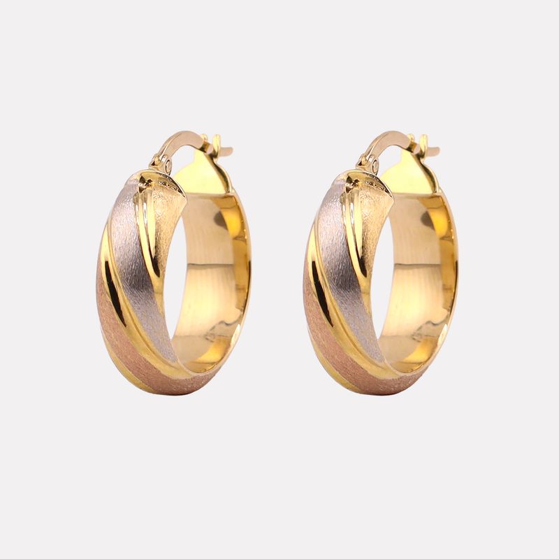 Arracadas Tns Satin. 14k 2.3g