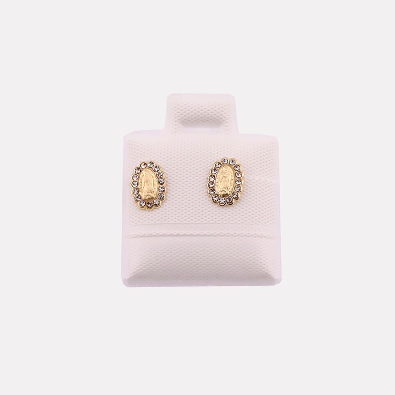 Broqueles Virgen Pp 10k  0.3g