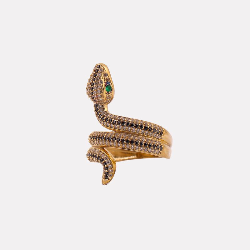 Anillo Serpiente 14k 5.4g #7.5