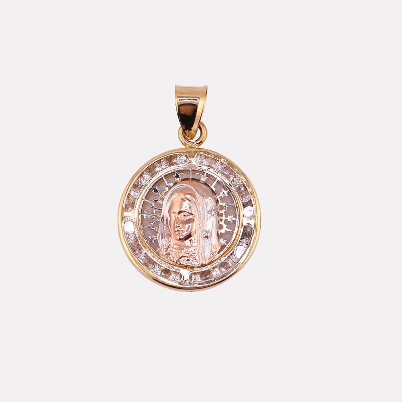 Dije Circ. Virgen C/p 14k 1.3g