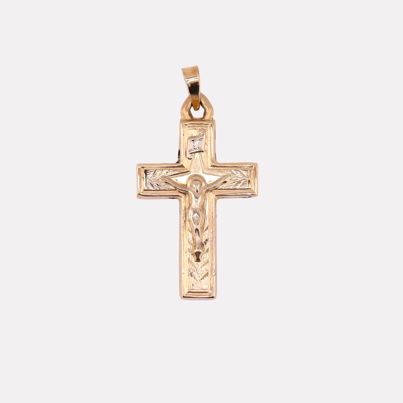 Dije Cruz Cristo 14k 1.1g