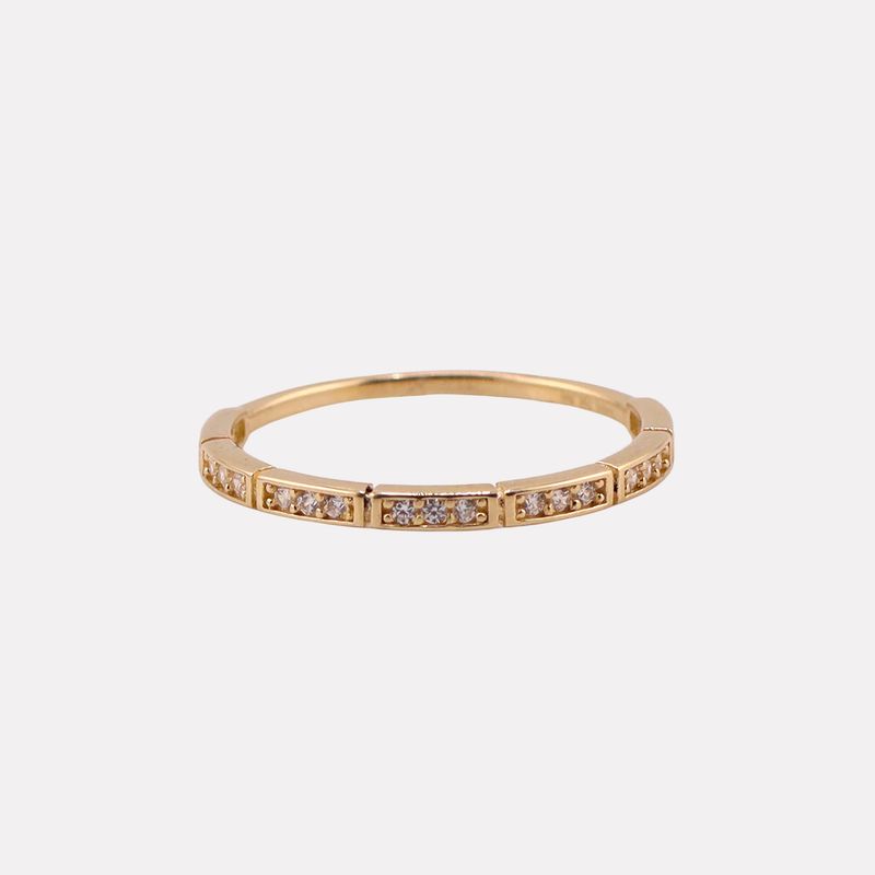 Anillo C/p Bca 14k 1.1g #7