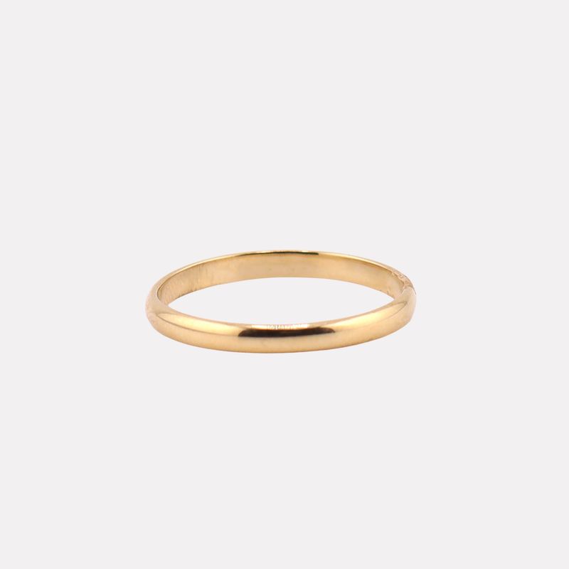 Anillo Liso 14k 1.3g #8