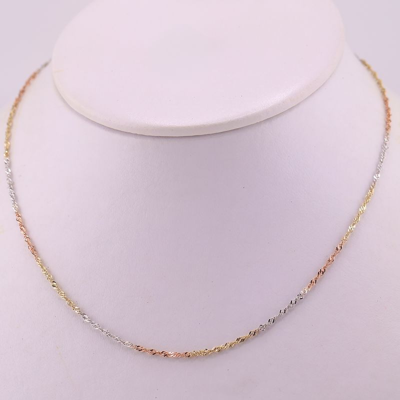 Cadena Torsal Tnos 14k 2.6g 50cm